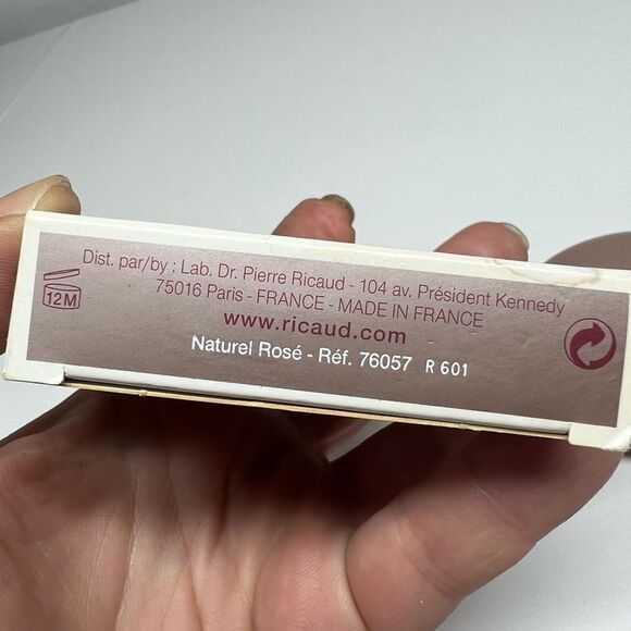 Dr. Pierre RICAUD Pressed Powder NWT Natural Rose Made in France - Picture 7 of 8